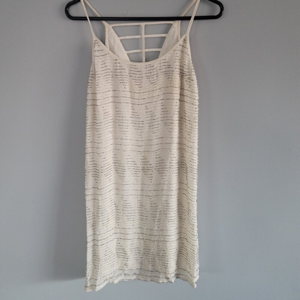 Parker Beaded Cocktail Dress Size S